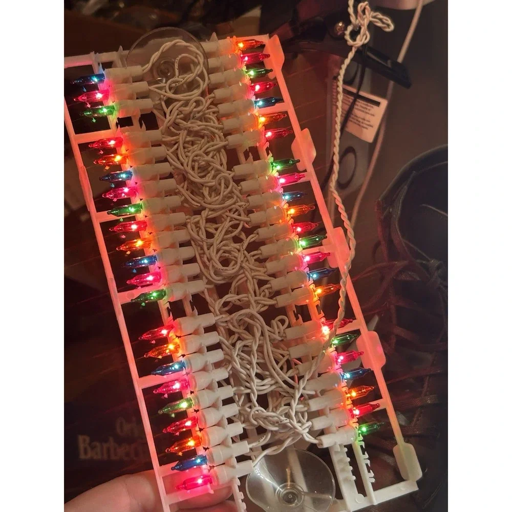 Vintage Holiday Lite 45‎ Lite Icicles Multicolored Lights Lot Of 2